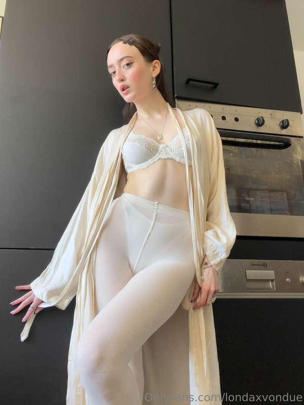 I put on white to feel innocent…Then I remembered I sent som..