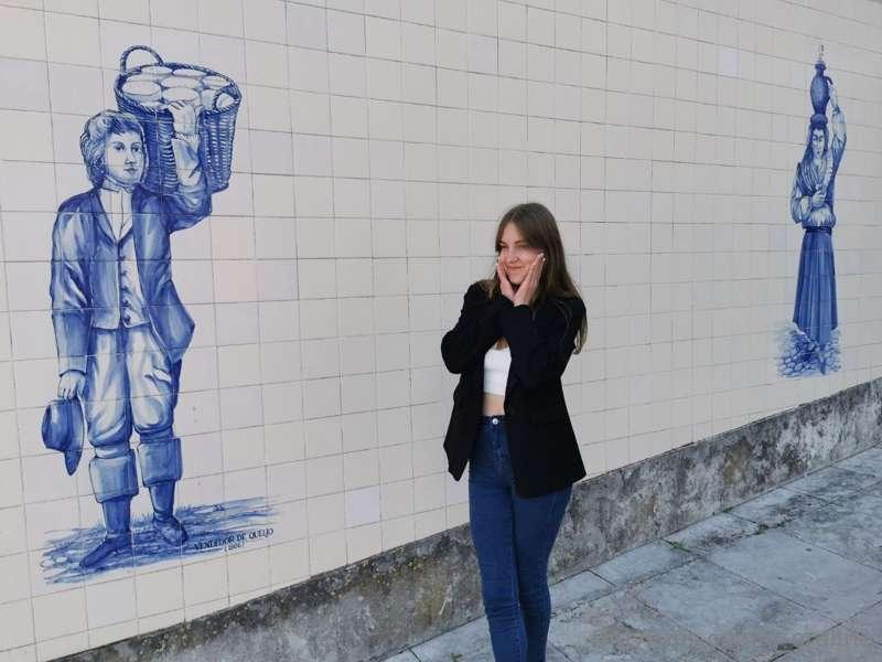 Beautiful street art on the walls of buildings is an urban a..