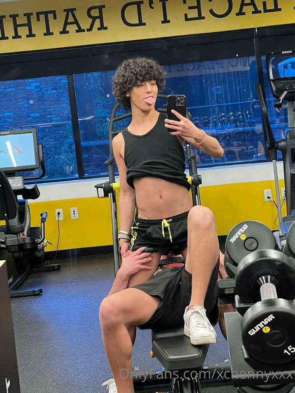 Met this handsome stranger at our hotel gym and he took me b..