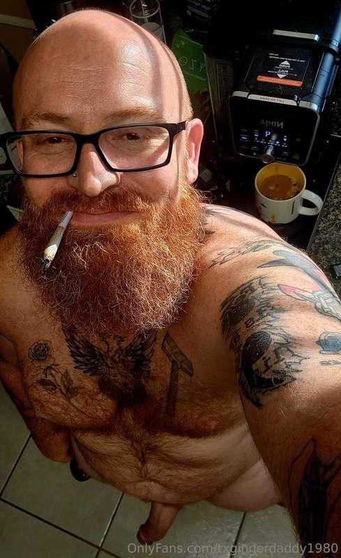 Coffee and a joint...doesn't get much better than this for m..