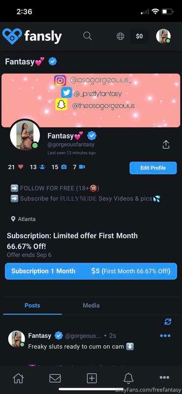 ***fans.ly/gorgeousfantasy***
Come join me on fansly today💙...