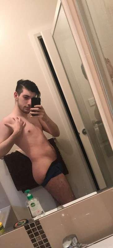 just a wet boy and a little extra