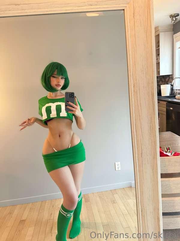 Green m&m