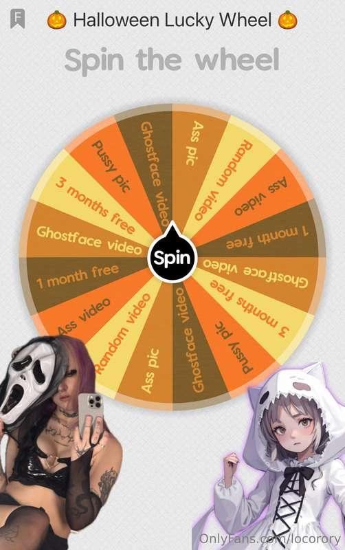 ✨ Yippiee ~ bby wakeup new Lucky Wheel dropped ✨ 1 spin - 8$..