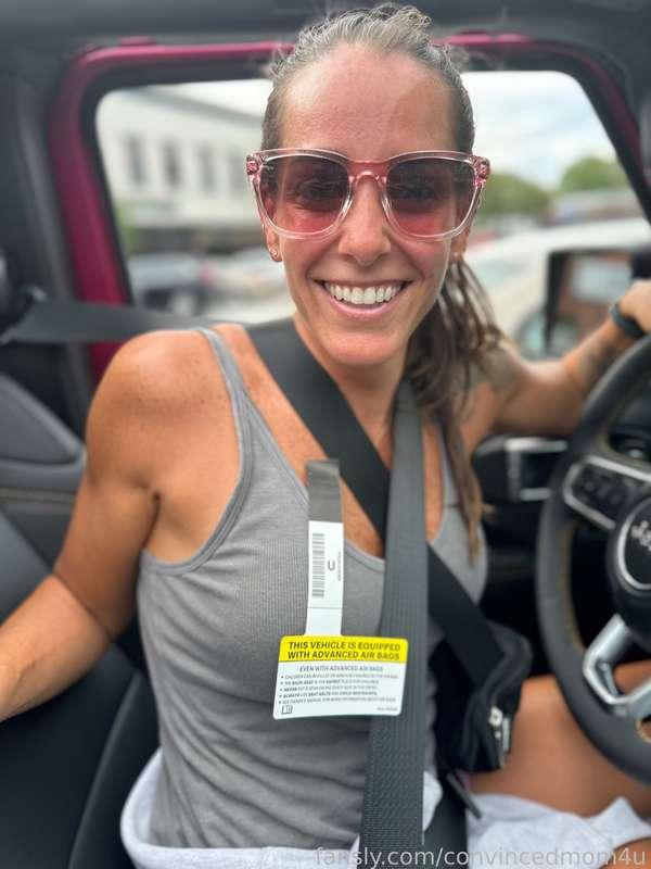 So I got a new vehicle and hubby took this off the dash and put it on my chest! 😂 

“This vehicle is equipped with advanced air bags”

Ironically fitting in so many ways! 😂