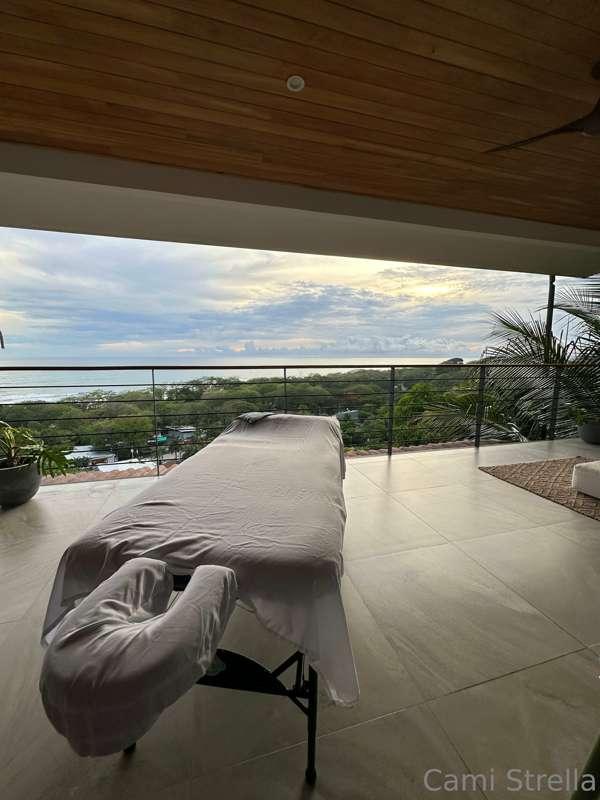 Massage with a view then had the best dinner of my life last..