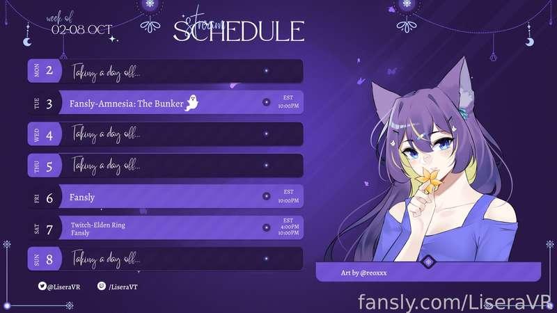 ︵‿︵‿୨♡୧‿︵‿︵ 
❥Twitch: https://twitch.tv/liseravt
❥Twitter: https://twitter.com/LiseraVR
❥Wishlist: https://throne.com/lisera/wishlist
❥Discord: https://discord.com/invite/JjtuxR9d9q