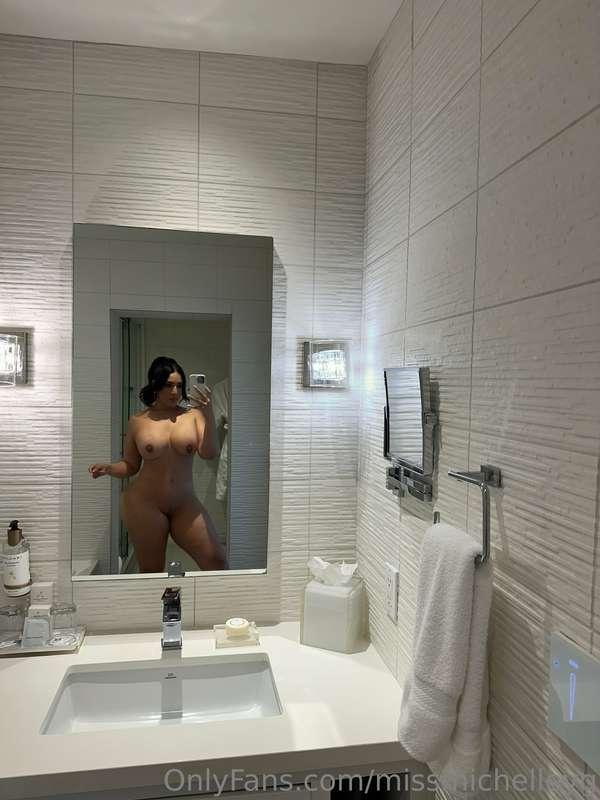 I just got out of the shower… should I stay wet or let you d..