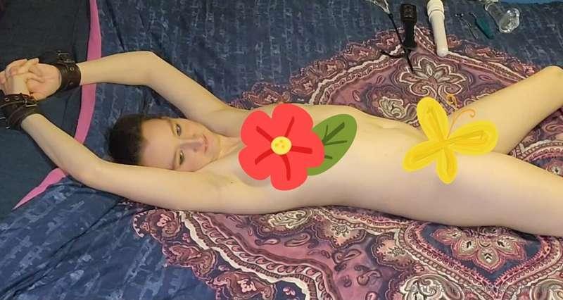 I was a bad girl this morning so I got tied down and teased ..