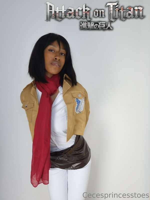 Mikasa cosplay from attack on Titan part 2