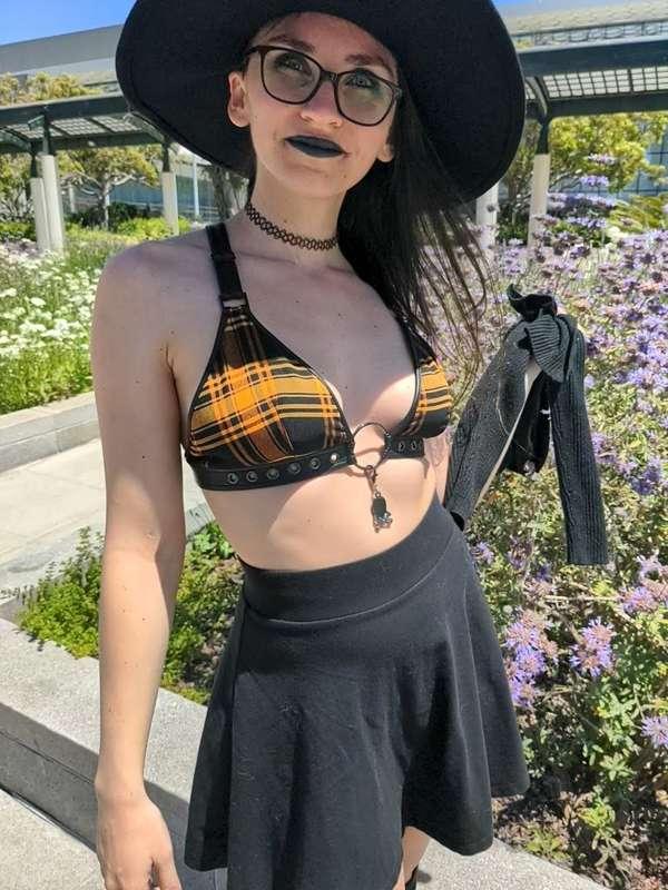 Triangle top with Skater skirt!