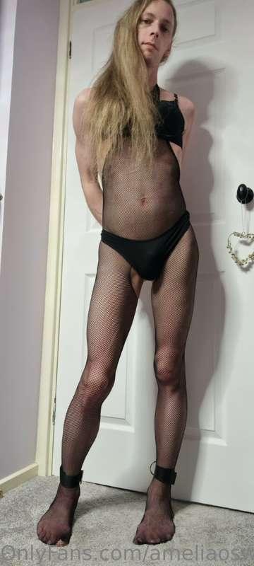 Black dress fishnet 2