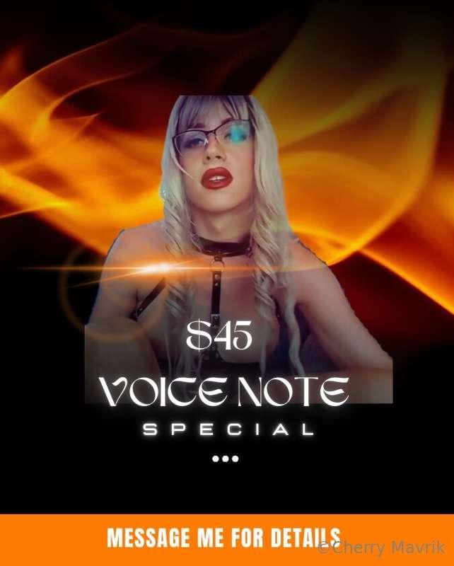 Custom voice notes with your name Bitch 😈...hit me now 📥