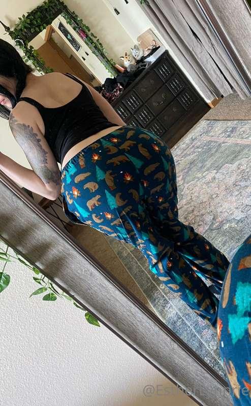 I am using my butt to make you look at these adorable pants ..
