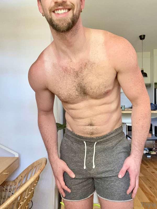 Was hairy and horny that day. Cock was throbbing. So many me..