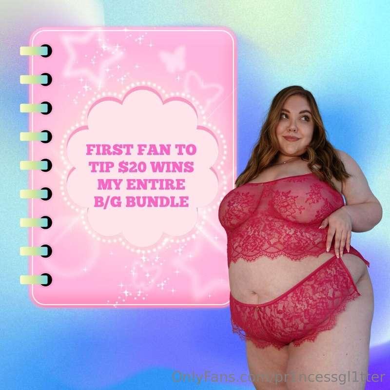 🍆 B/G LOVERS ONLY 🍆FIRST FAN TO TIP $20 WILL RECEIVE MY ENTI..