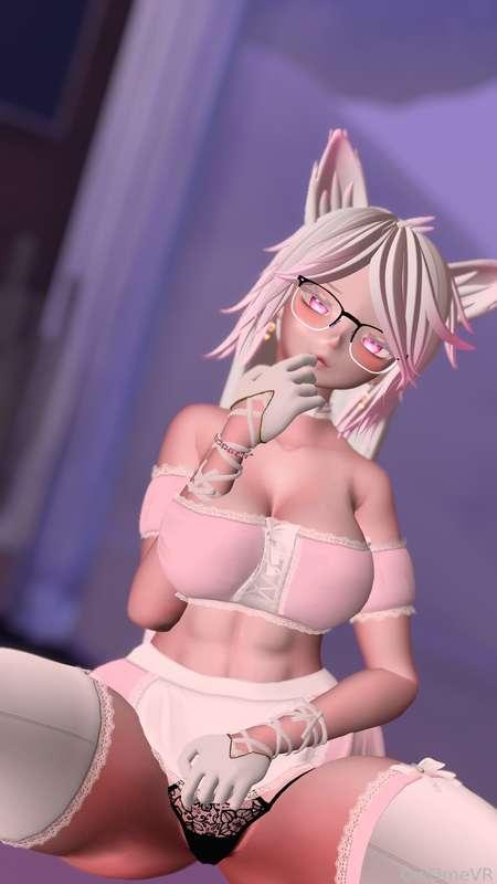 Just one little peek~ 💕

All my stuffs: https://linktr.ee/OwOmeVR

#hentai #anime #vtuber #lewdtuber 
#ass #lewd #nsfw #nude #fyp #abs #free