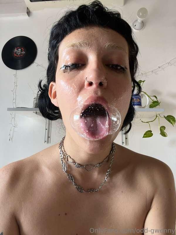 Spit bubbles, messy face and ruined makeup, what more could ..