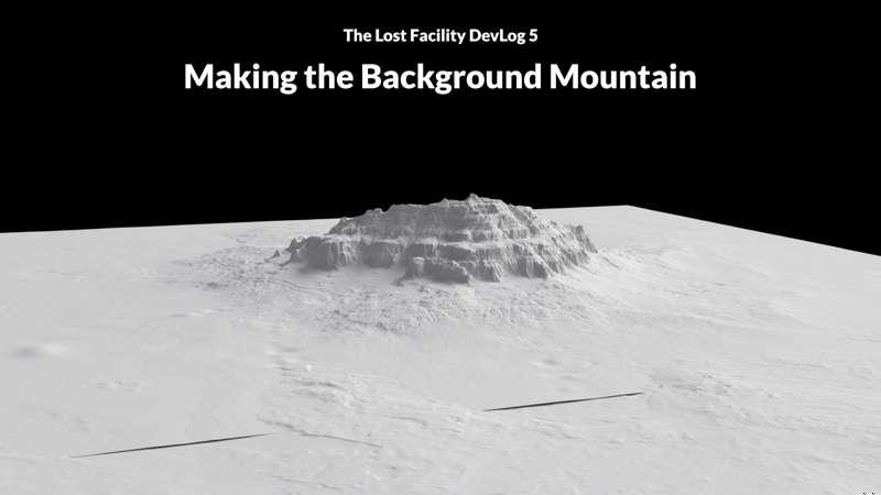 Making the Background Mountain | The Lost Facility DevLog 5 | Houdini 19.5