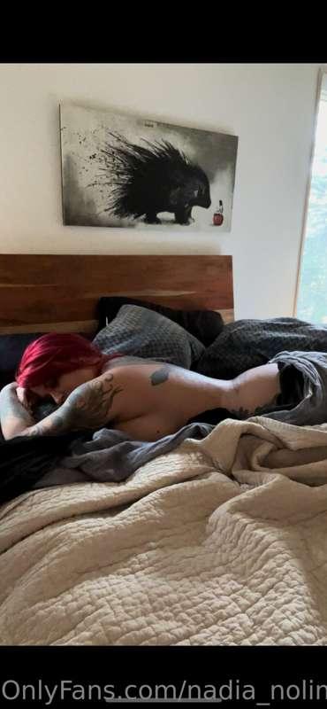 Aimerais-tu voir comment je me suis fait réveiller week-end ..