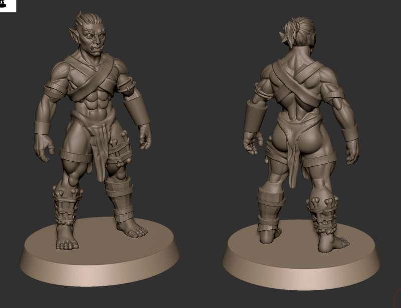 September WIP : Orc warrior 01