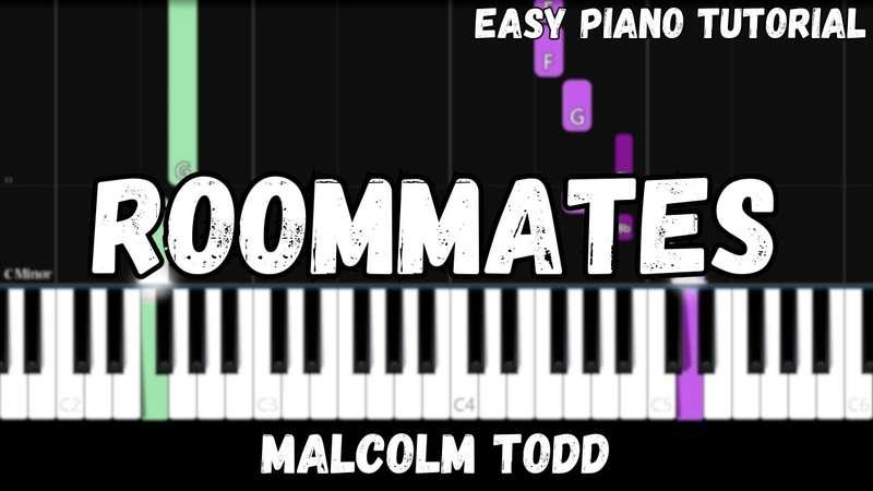 Easy MIDI - Malcolm Todd - Roommates (Atlantic Notes Arrangement + Tempo + Colors + Key)