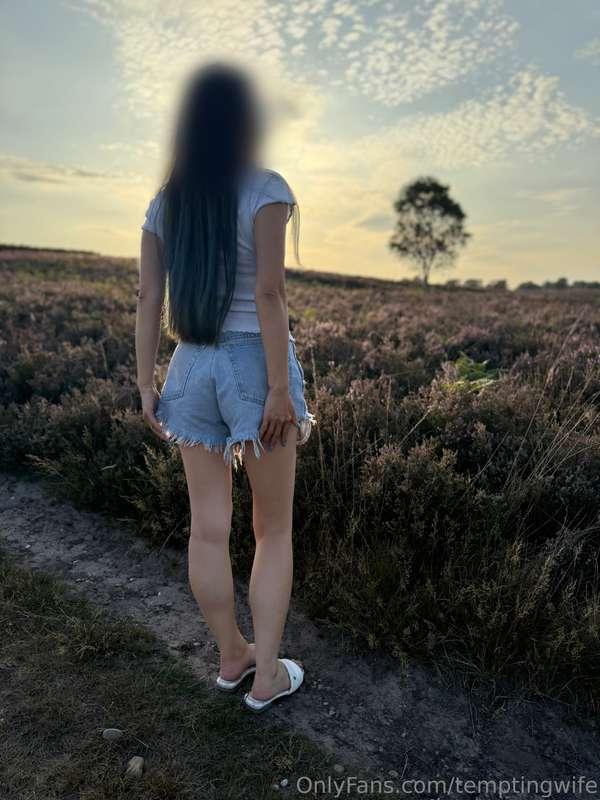 We go for a hike, and I stop and do this... what you gonna d..