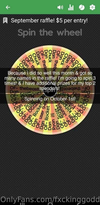Adding 4 more prizes to my raffle!
I'll be spinning 3 times ..