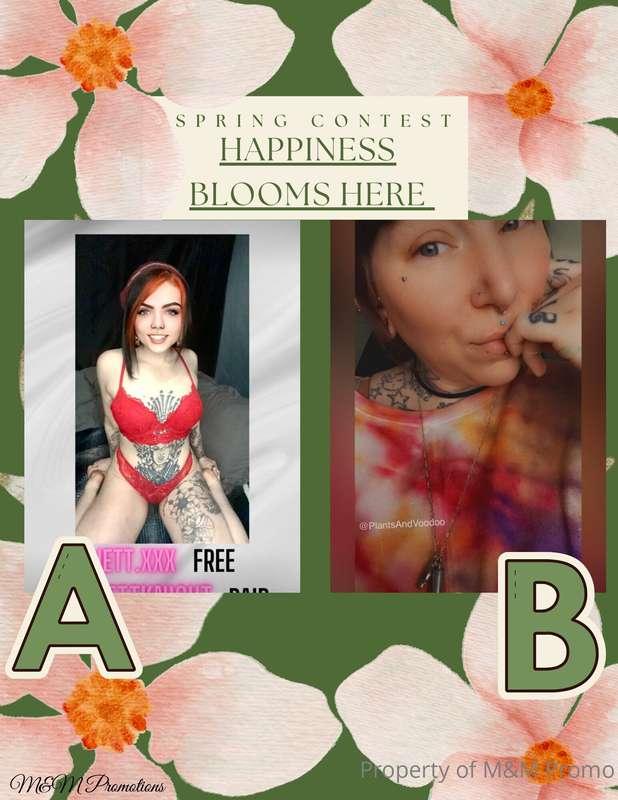 🌸 𝑯𝒂𝒑𝒑𝒊𝒏𝒆𝒔𝒔 𝑩𝒍𝒐𝒐𝒎𝒔 𝑯𝒆𝒓𝒆 🌸

***ROUND 2***

A : @jett.xxx / @j..