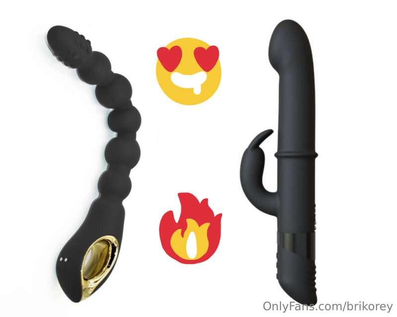 # I am in love with these toys 😱😍😋🤩 one is an anal vibrator ..