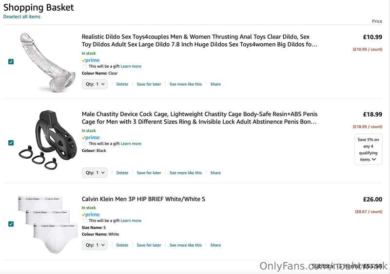 my current amazon basket 👀 who thinks i should start a wishl..