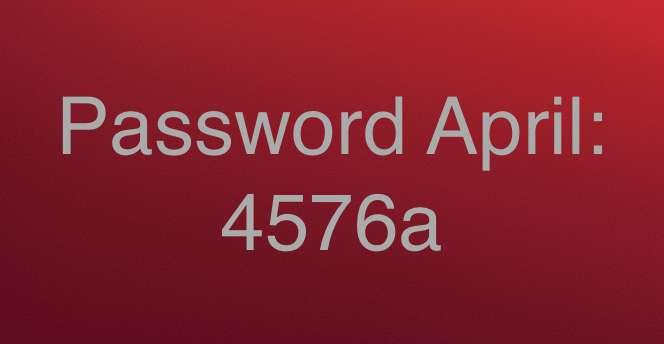 Password update