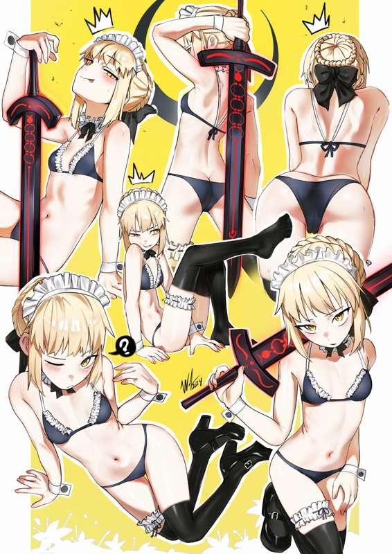 [R-18] Alter Saber + NSFW variations