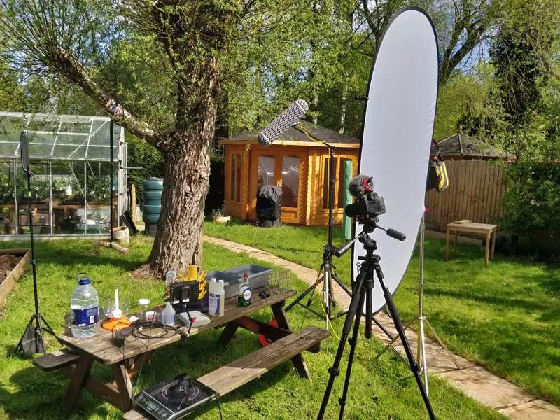 Behind the scenes of a future video...