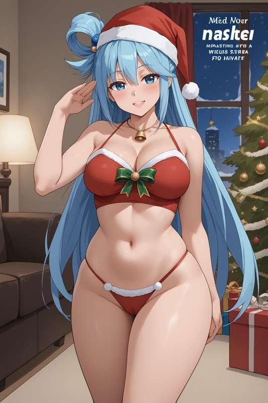 Aqua Christmas - Konosuba NSFW Photobook