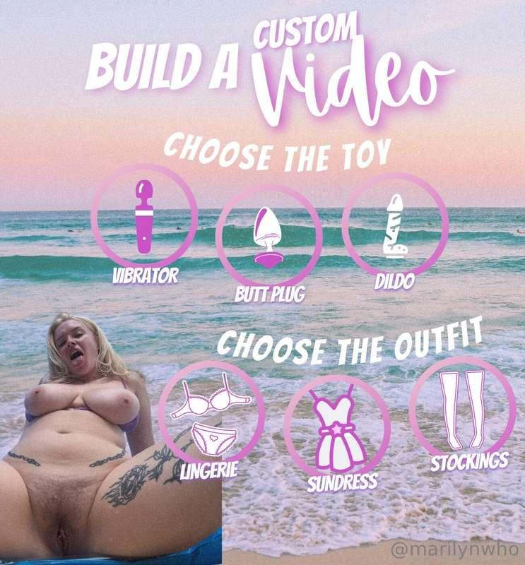 ### ***build your own video*** 😍  choose which toy i use and..