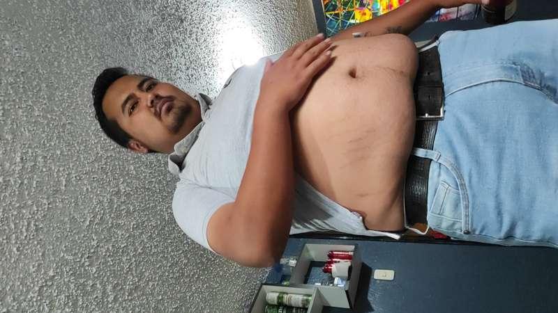 Lenin showing his gut