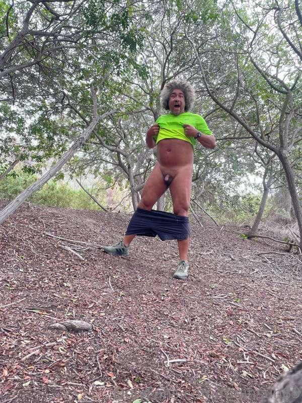 Finished my run and took some fun photos in the woods!  I en..