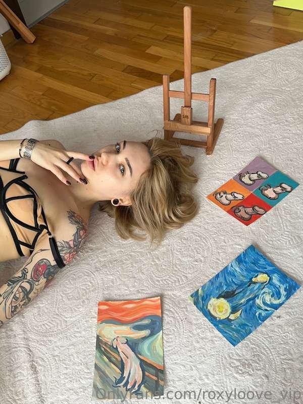 Would you like my painting to hang on your wall at home? Whi..