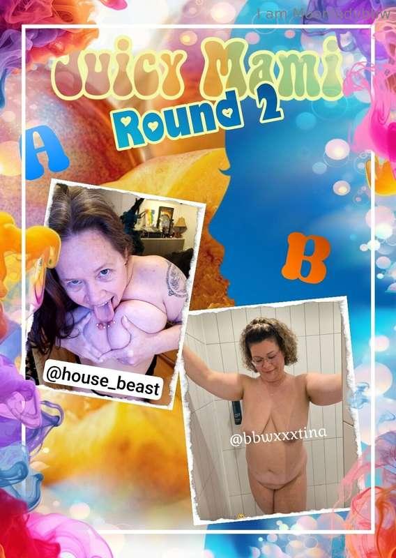 ᒚᑘᓰᑢᖻ ᘻᗩᘻᓰ 🍑🍈🍉 Round 2🅰️ @house_beast 🅱️ @bbwxxxtina Hosts: ..