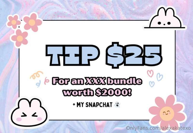 🌸 TIP $25 FOR AN XXX BUNDLE 🌸