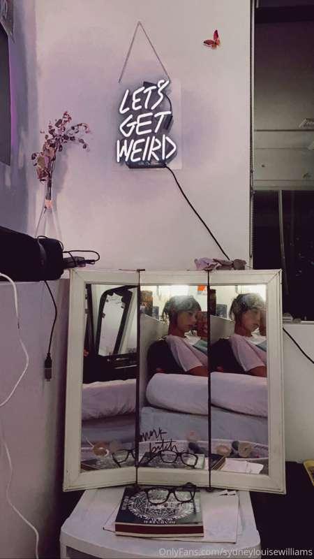 sneak peak of my bedroom... let's get weird