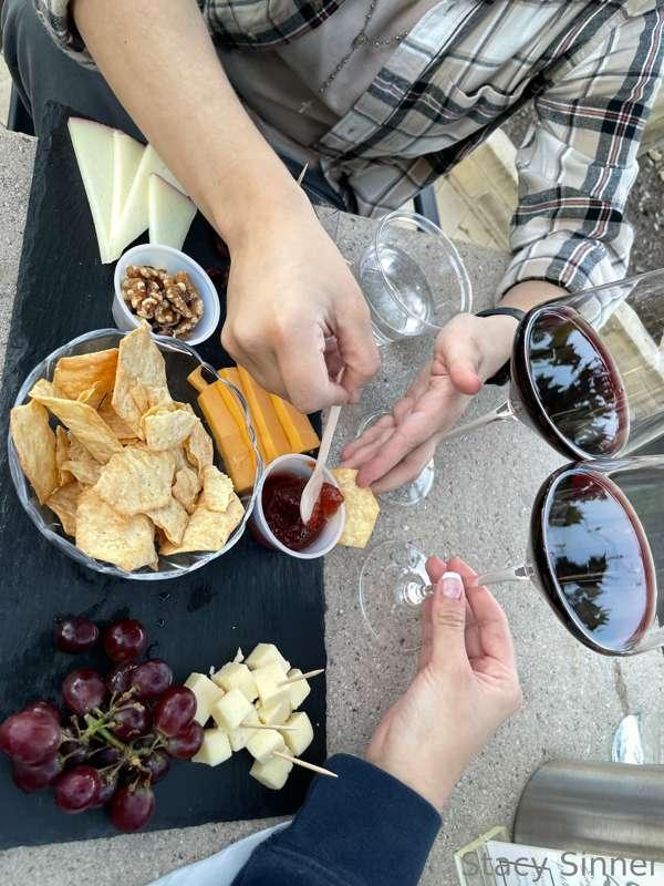 Taking each other out for a cute date to celebrate our love ..