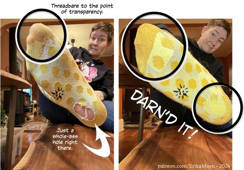 Darn it! (Mending Project)