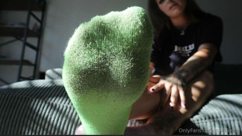 Soft sweaty soles on your face. You in?