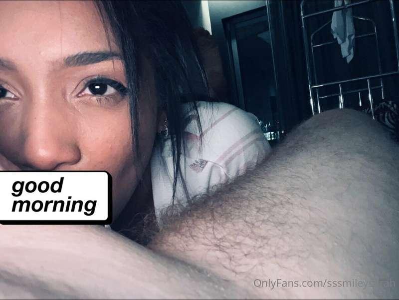 Snuck in his room and woke him up before the sun with my mou..