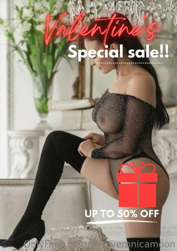 Love is all around and so is my 50% SALE!! Message me now 😈