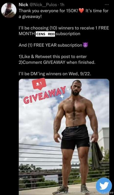 Twitter Giveaway👀