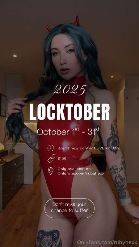🔐 LOCKTOBER EVENT 🔐This years locktober event will consist o..
