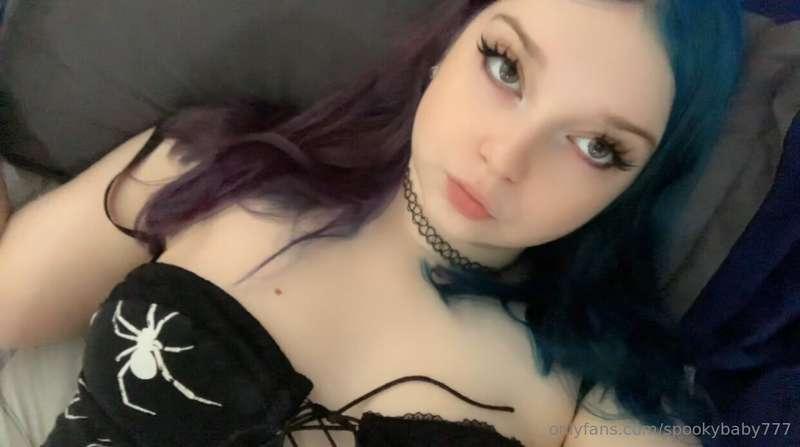 Rubbing my tight lil pussy & showing my tits